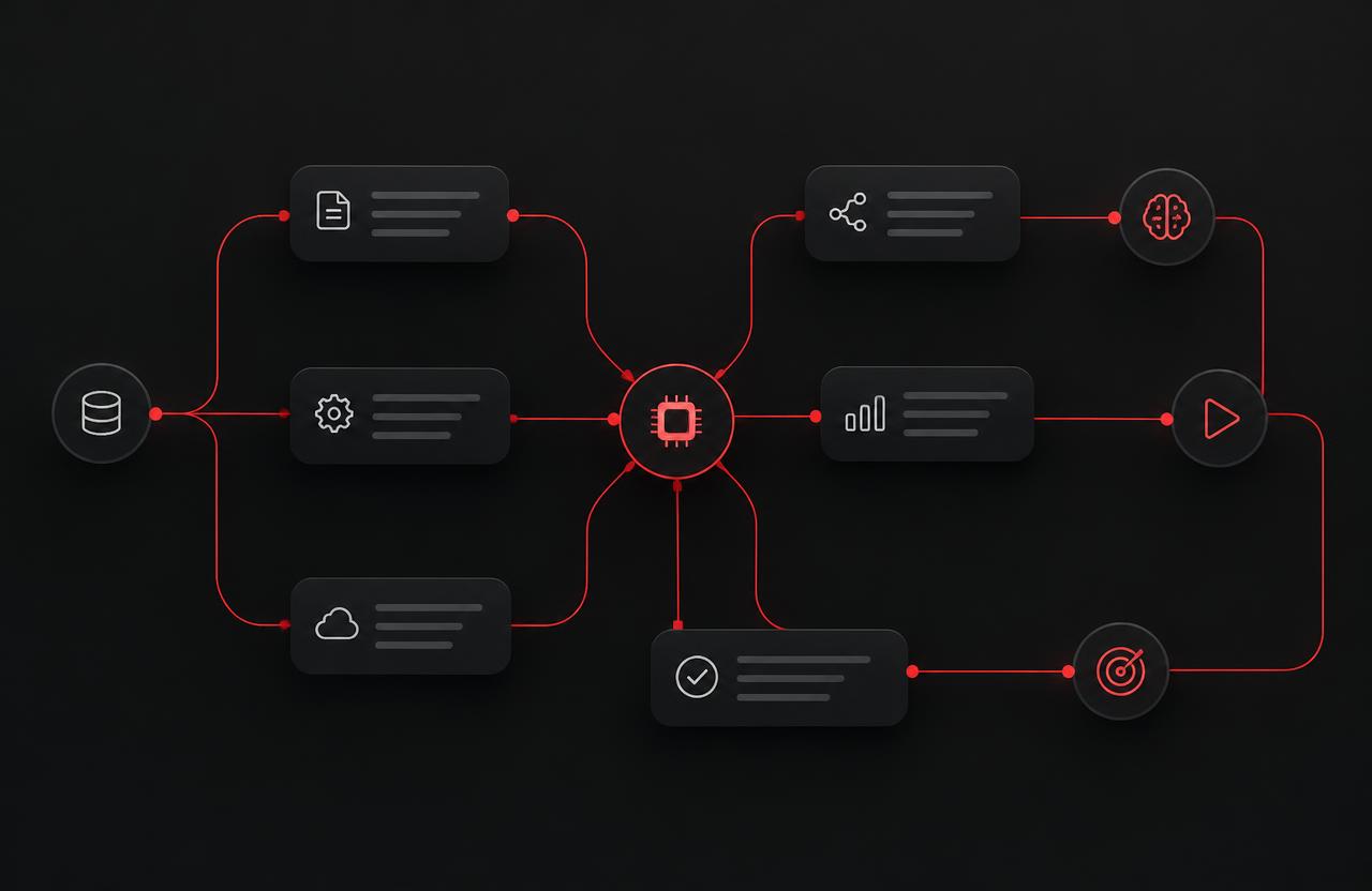 AI Lead Qualification Workflow concept visual